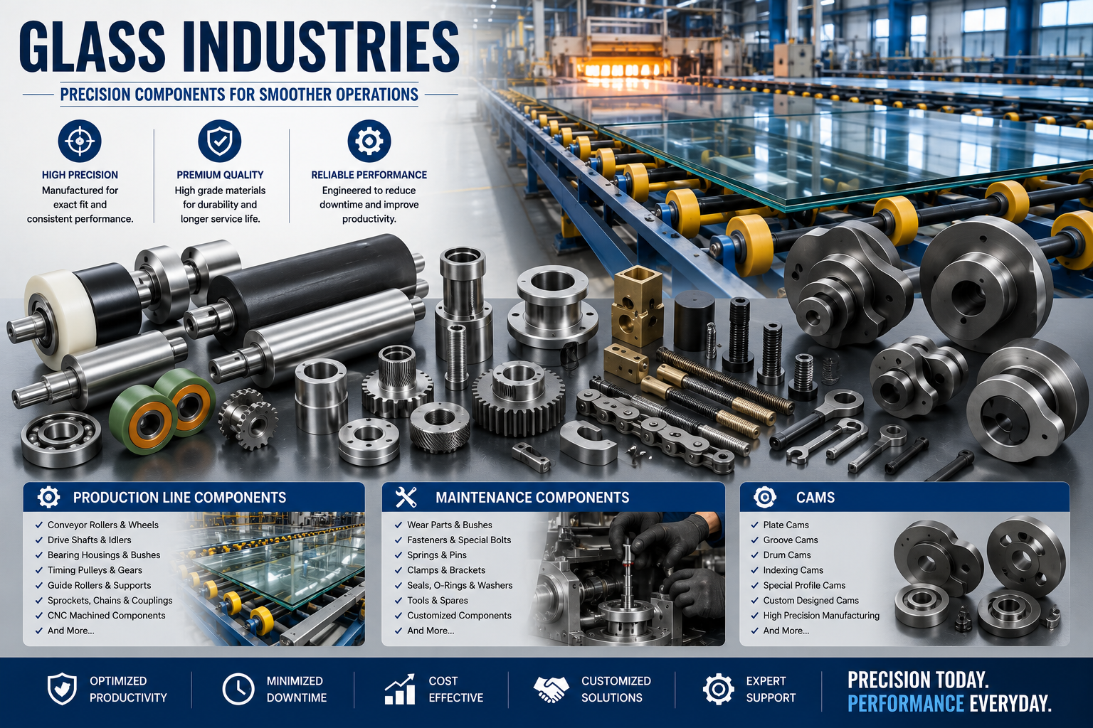 Glass industries